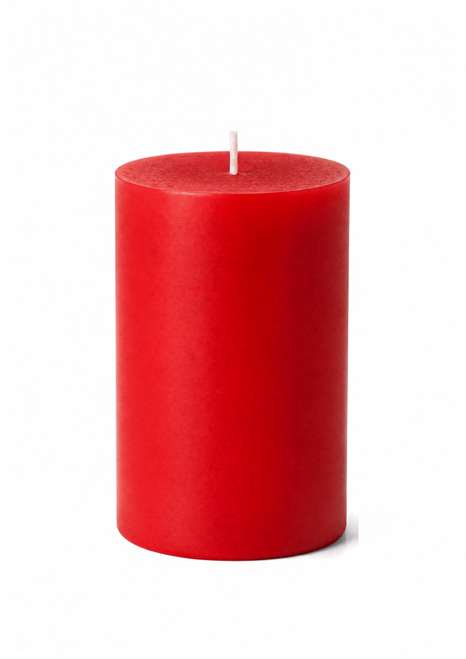 Vela Clásica de Parafina Color Rojo