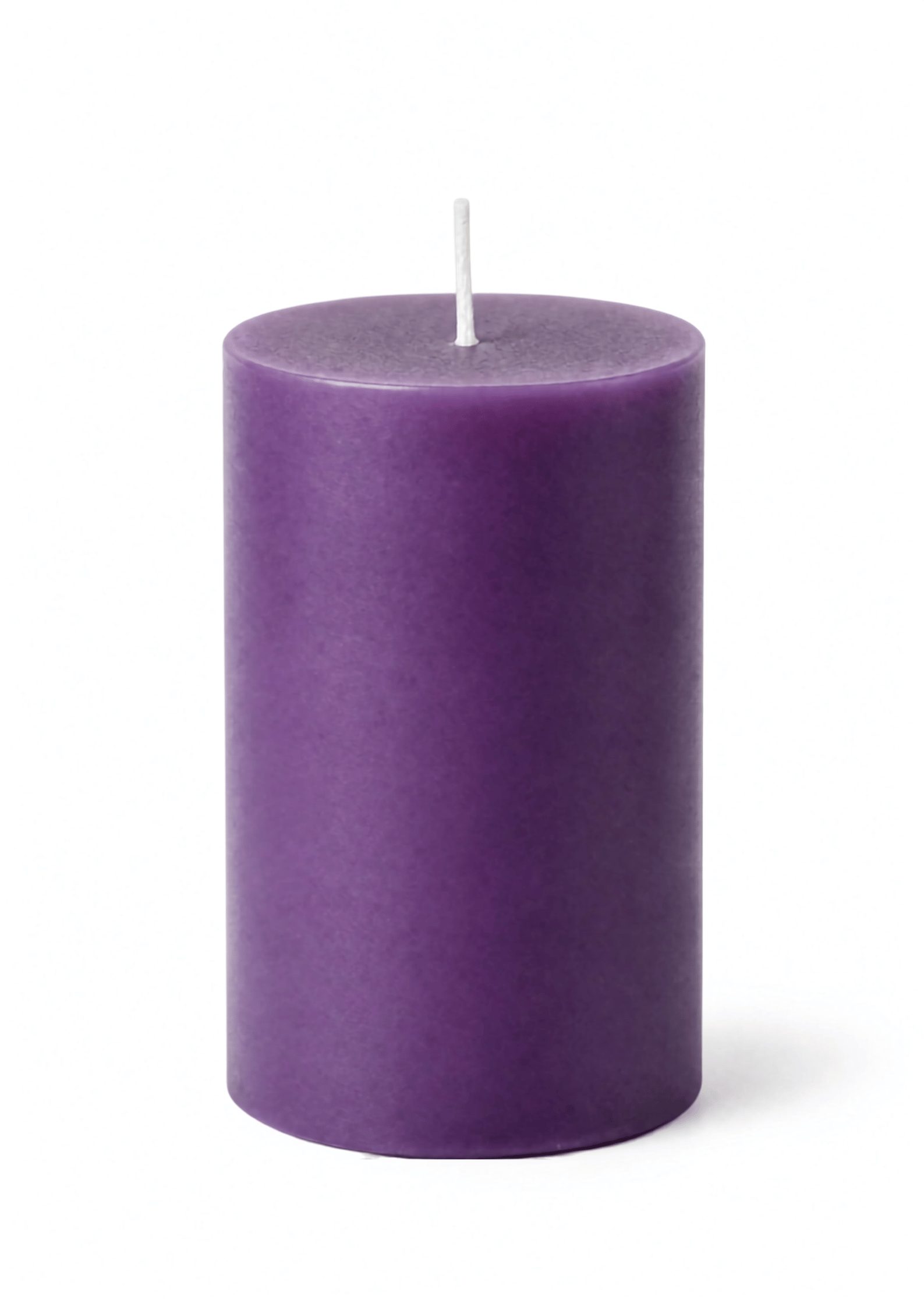 Vela Clásica de Parafina  Morado .